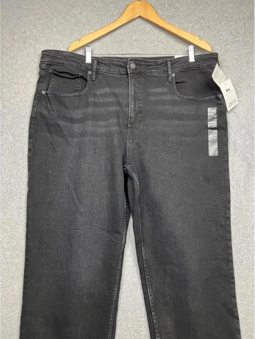 Free Assembly Jeans Womens Plus 22 The Original 90'S Straight Black Inseam 28''